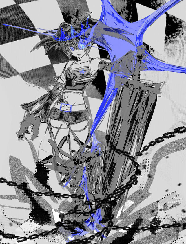 Black Rock Shooter - Art Print